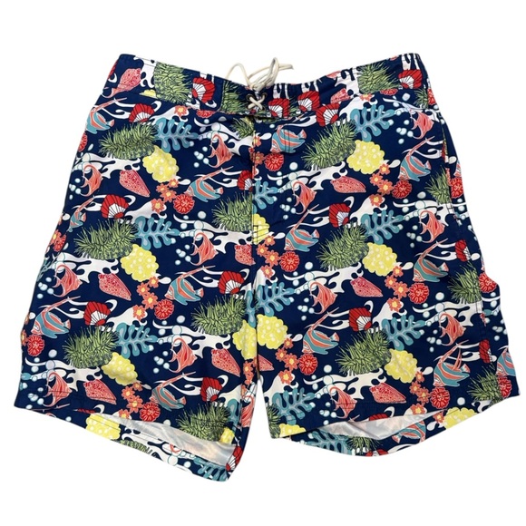 Nautica Men's Swim Trunks - Underwater Reef Design XL - Picture 1 of 7